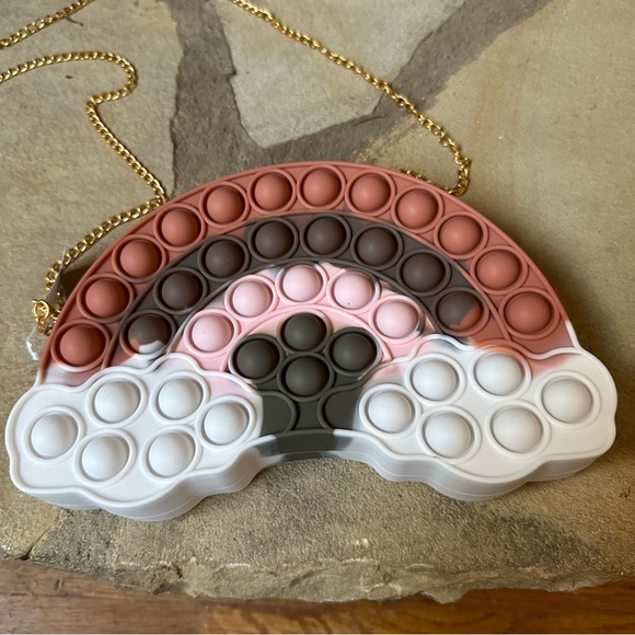 NWT Rainbow Pop It Mini Purse - Picture 3 of 9